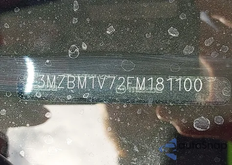 2015 Mazda Mazda3 I Touring из США, поврежденный, VIN 3MZBM1V72FM181100